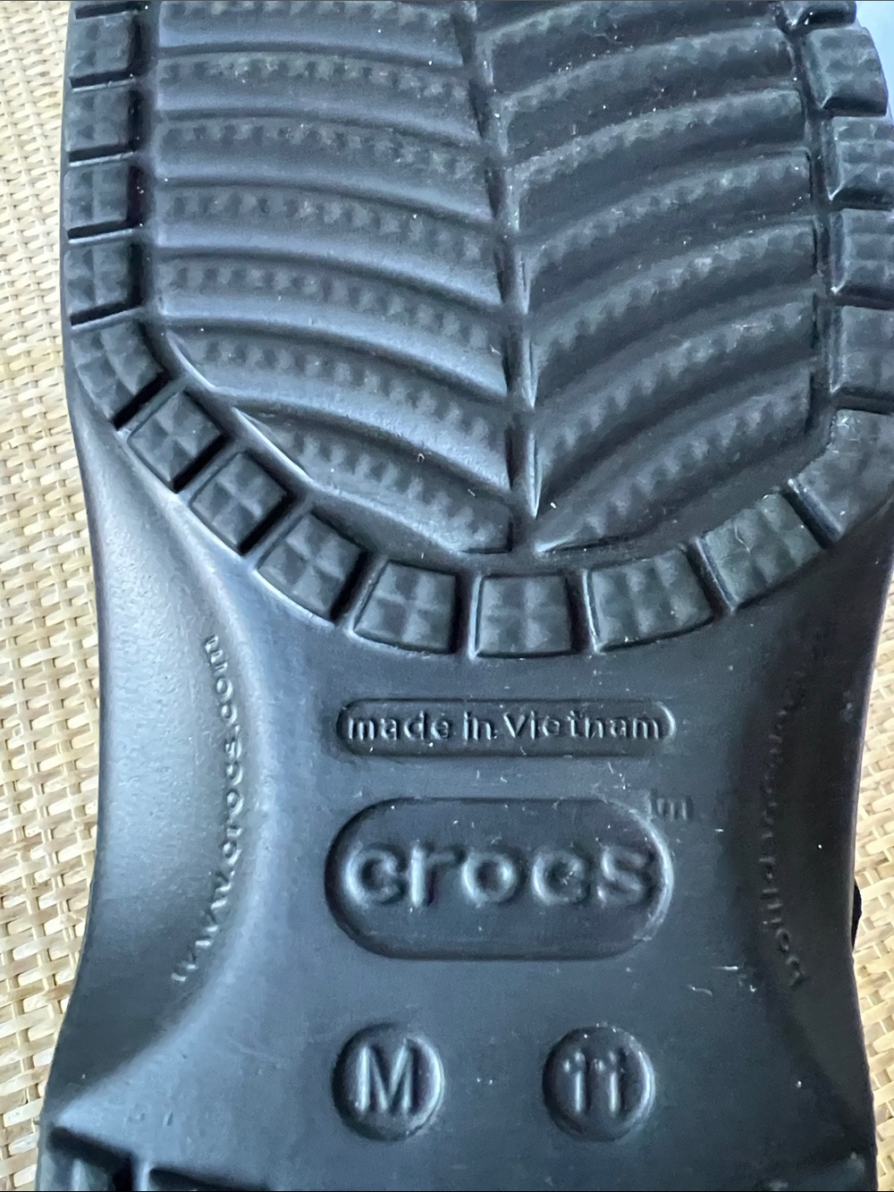 Crocs Mens Classic Yukon Vista II LiteRide Clogs graphite adj heel strap 11 - Picture 9 of 10